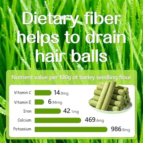 HavenJanny Cat Grass Teething Stick 100g (3.52 oz) | Chicken Flavor for Dental Health & Hairball Control thumbnail 7