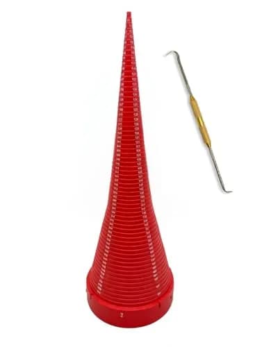 Kit King USA O Ring Sizer Cone & Seal Puller | Imperial AS568 Sizes | 17.5 inch Tall, Heavy Duty thumbnail 1