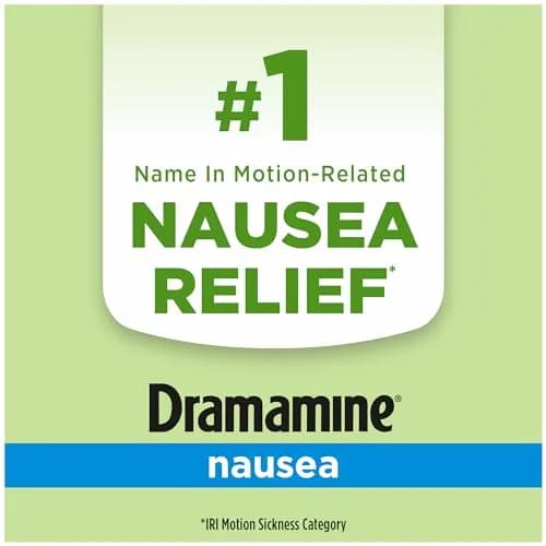 Dramamine Nausea Relief Tablets Long-Lasting 20 Count (20 Tablets) thumbnail 4