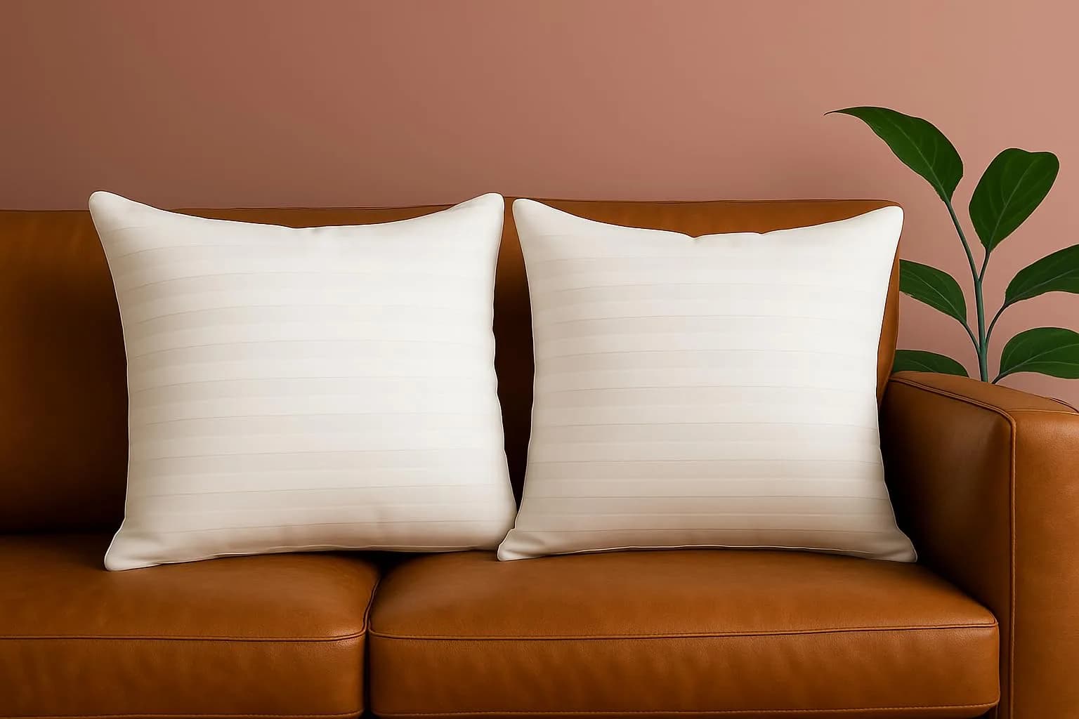 Trendy Home 18x18 Throw Pillow Insert (Set of 2, White) Hypoallergenic, Durable & Machine Washable (70-120 chars) - main product image