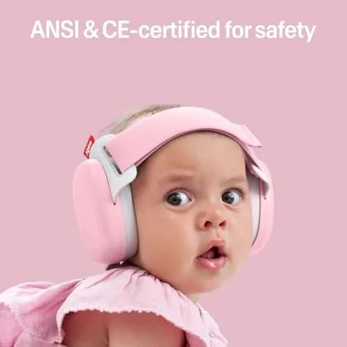 Alpine Hearing Protection Baby Ear Muffs Noise Reduction | Toddler Ear Defenders, 24dB, CE & ANSI Certified thumbnail 4
