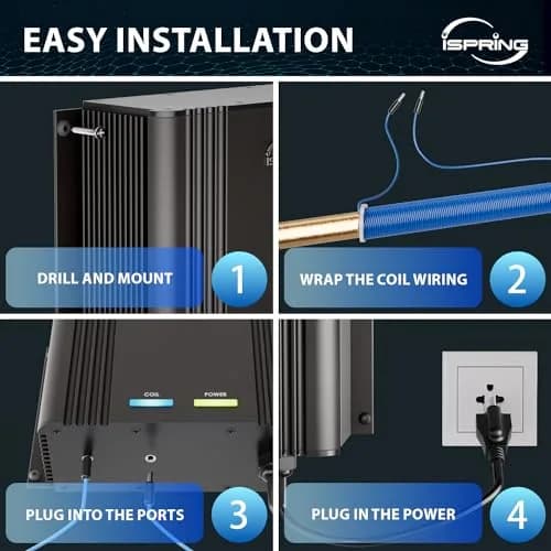iSpring EDV2 Whole House Electronic Water Descaler 4 lb (1.81 kg) | Salt-Free System for Limescale Reduction thumbnail 4