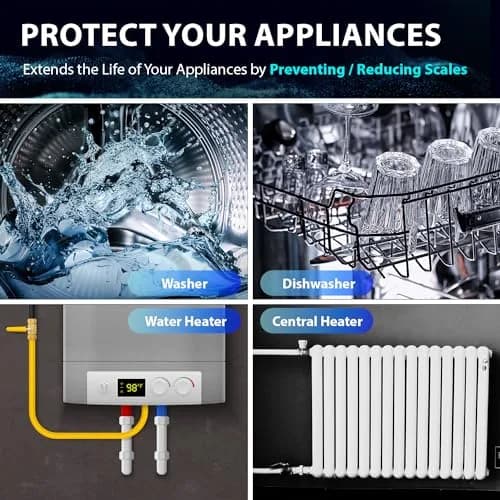 iSpring EDV2 Whole House Electronic Water Descaler 4 lb (1.81 kg) | Salt-Free System for Limescale Reduction thumbnail 2