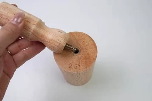Lampstop Ceramic & Pottery Tools Set of 3 Wooden Molds 3.1" & 3.4" & 3.7" | Durable Beech Wood thumbnail 3