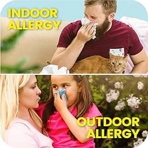 HealthA2Z Fexofenadine 180mg 24-Hour Allergy Relief, Antihistamine, 90 Ct | Indoor & Outdoor Support thumbnail 9