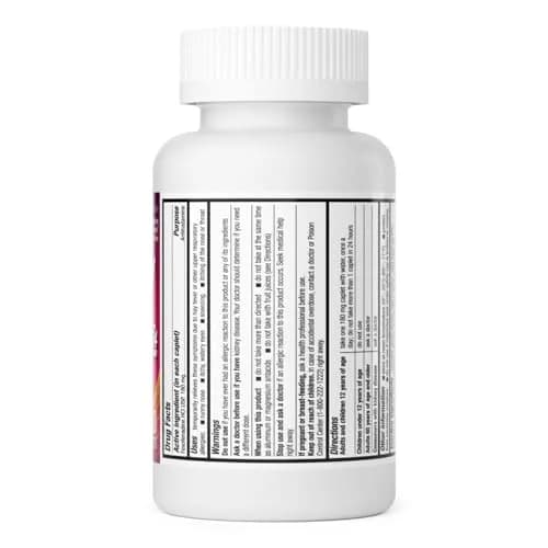 HealthA2Z Allergy Relief Fexofenadine Hydrochloride 180mg 180 Caplets | 24-Hour Non-Drowsy Antihistamine for Indoor & Outdoor Allergies thumbnail 5