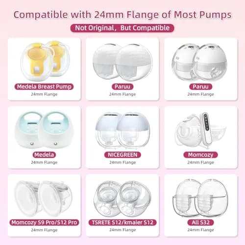 GOCROWEEN Flange Inserts 15mm (0.59 inch) for Spectra 24mm Shields | Reduce Nipple Tunnel to 15mm thumbnail 3