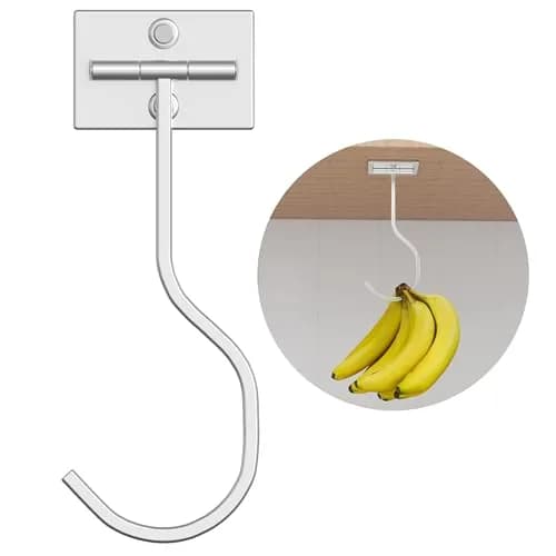 bussdis Silver 1 Pack Storage Hook | Heavy Duty Stainless Steel, Foldable, 13lb Capacity, Magnetic, Under Cabinet thumbnail 1