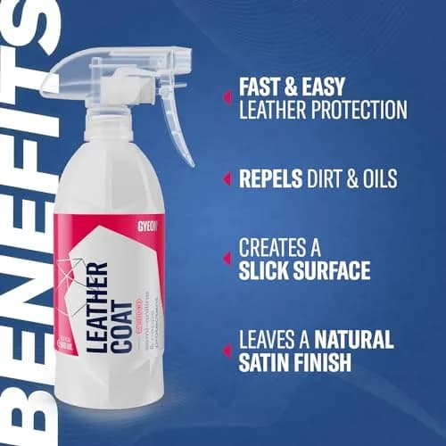 Gyeon Leather Shield EVO Ceramic Leather Coating 500ml (16.9 fl oz) | Hydrophobic Shield for Car Interiors thumbnail 2