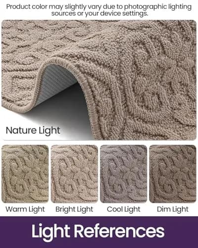 DEXI Indoor Entrance Doormat 43cm x 76cm (17" x 30") | Floral Pattern Dirt Trapper thumbnail 5