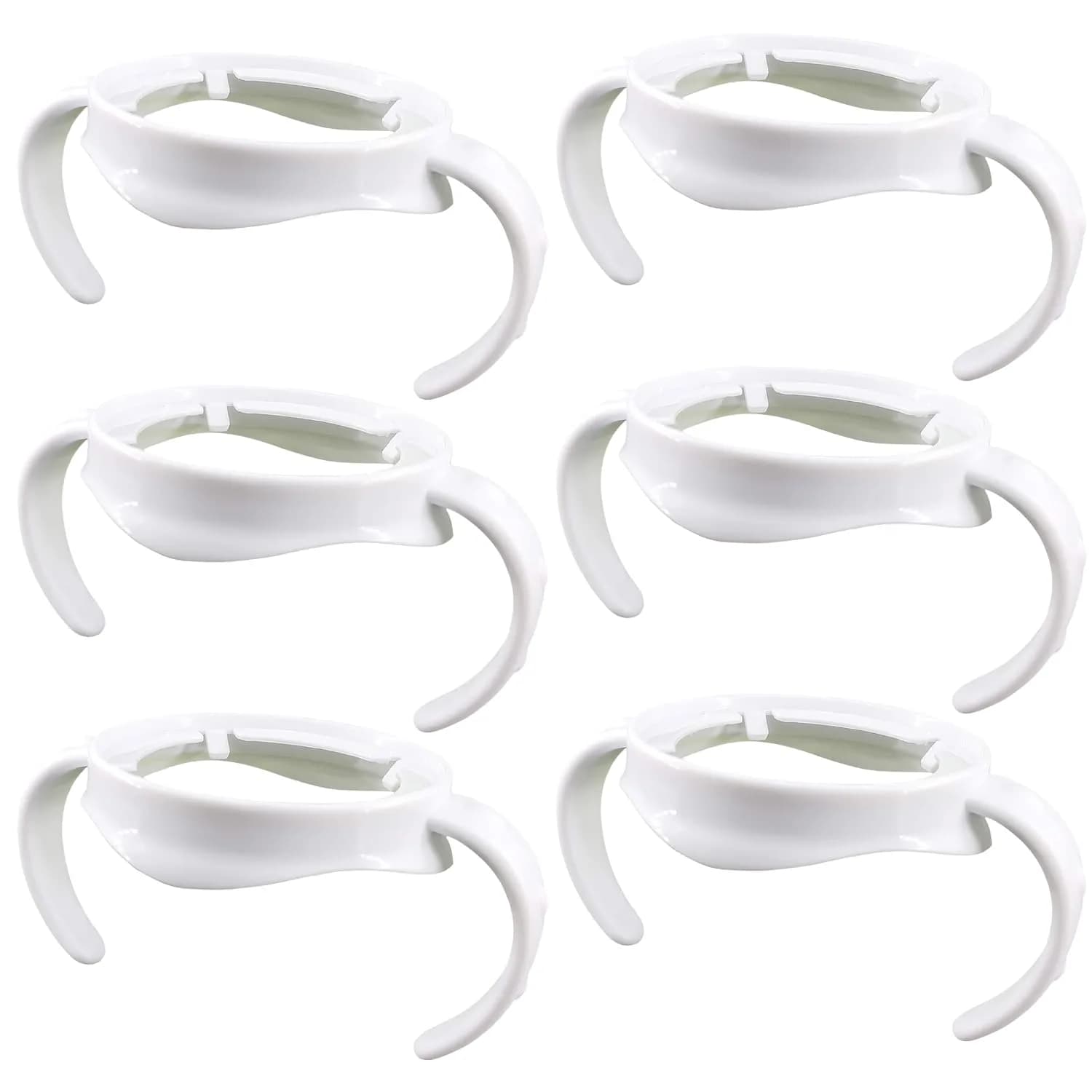 ROMIRUS Baby Bottle Handles for Philips Avent Natural Baby Bottle (Set of 6) | Ergonomic Grip for Self-Feeding