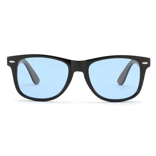 FEISEDY Classic Square Retro Polarized Sunglasses for Women & Men | 54mm Lens Width thumbnail 4