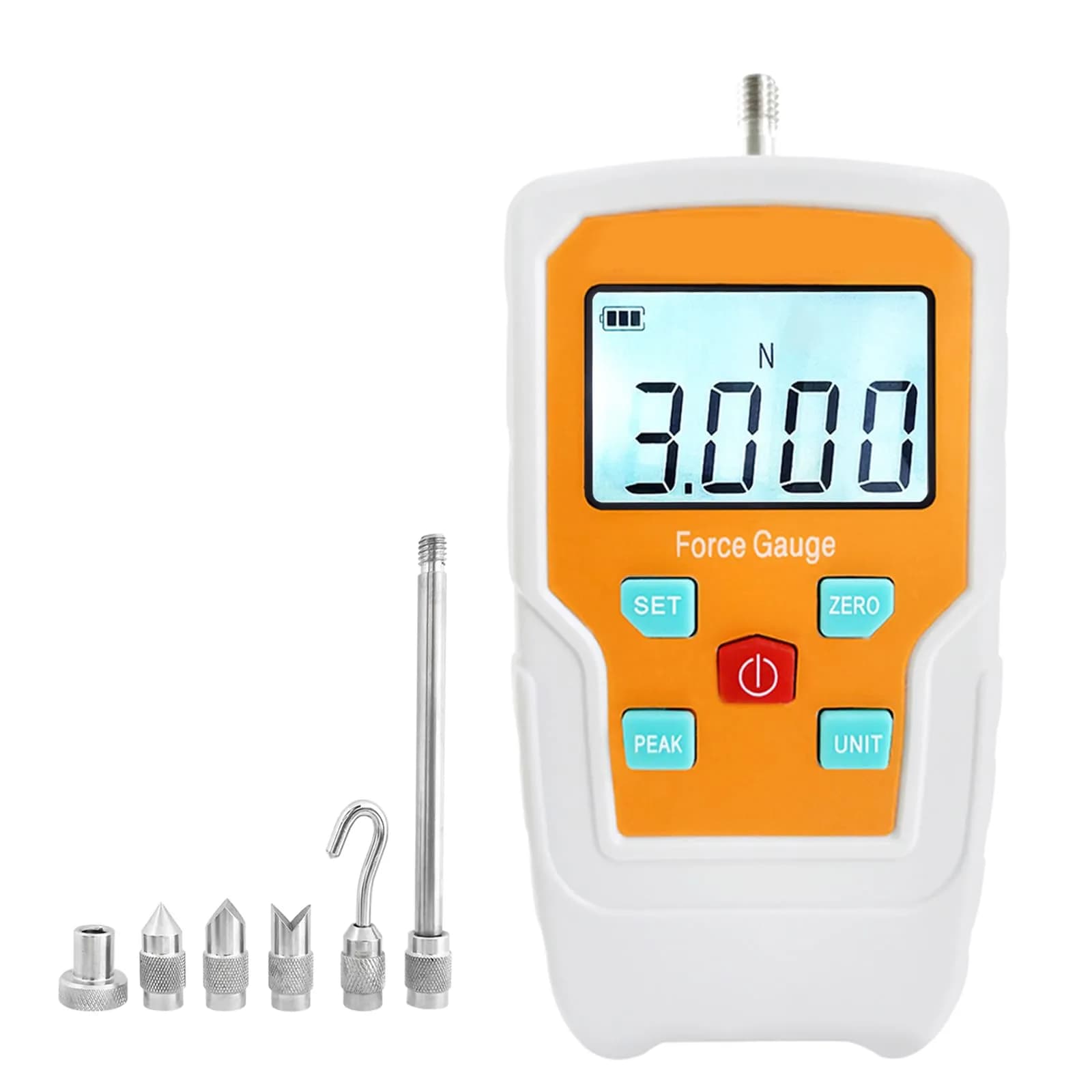 Soonkoda Digital Force Gauge 3N (0.65lb) | Precision Push Pull Meter for Destructive Testing