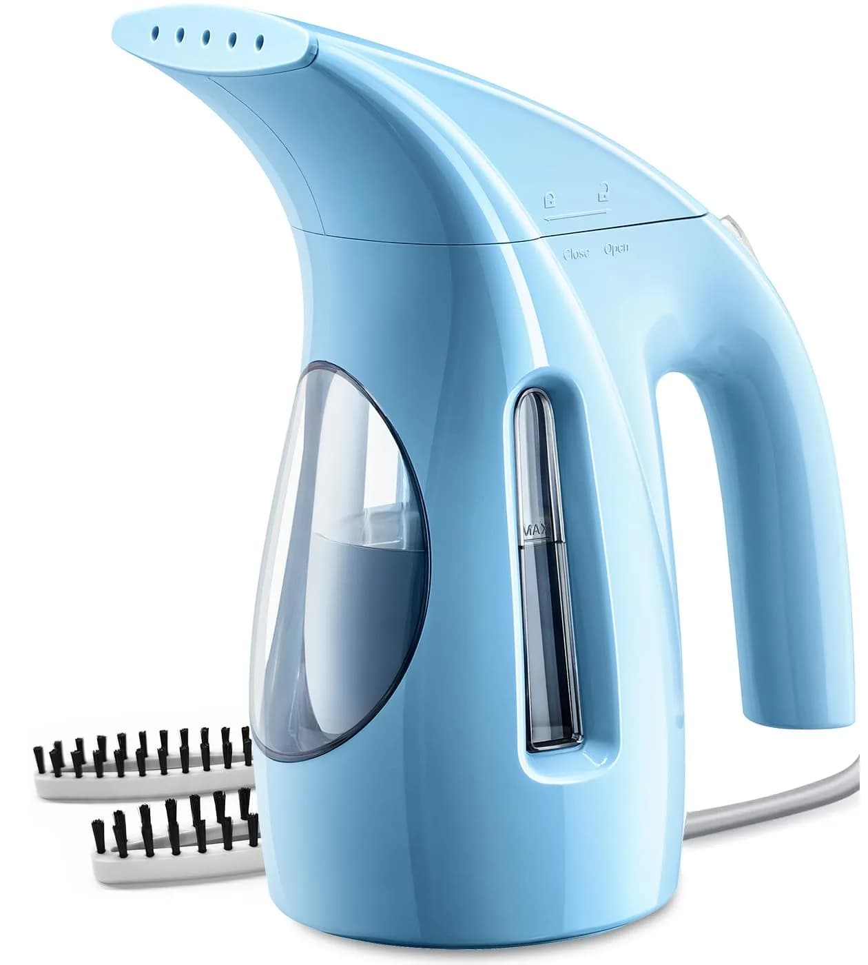 HiLIFE Garment Steamer 240ml | Portable Handheld 700W, Strong Penetrating Steam, Removes Wrinkles, for Home & Office (ONLY FOR 120V) — Light Blue