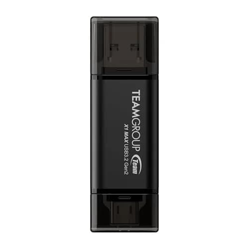 TEAMGROUP X1 MAX 512GB USB 3.2 Gen 2 Flash Drive | 1000MB/s Read Speed, Dual Type-A & Type-C thumbnail 1
