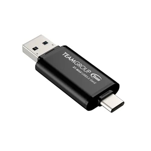 TEAMGROUP X1 MAX 512GB USB 3.2 Gen 2 Flash Drive | 1000MB/s Read Speed, Dual Type-A & Type-C thumbnail 3