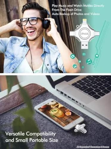 iDiskk MFi Photo Stick 1TB Flash Drive | Auto Backup Videos & Photos for iPhone & Android thumbnail 6
