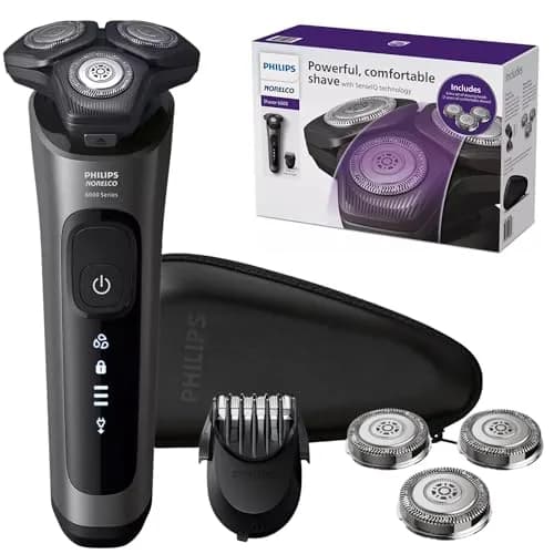 Philips Electric Shaver S66 | Rotary Wet & Dry Men’s Razor with SenseIQ Technology thumbnail 1