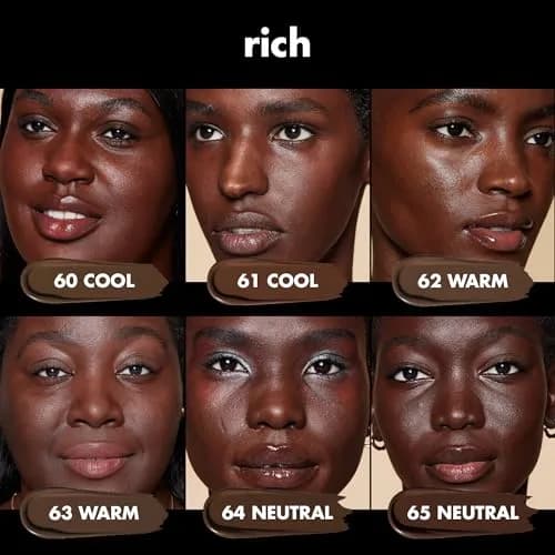 e.l.f. Soft Glam Satin Foundation, Medium Coverage, 62 Rich Warm | Long-Wearing, Hydrating, Vegan thumbnail 3