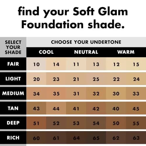 e.l.f. Soft Glam Satin Foundation 29.57 ml (1 Fl Oz) | Medium Coverage, Hydrating Hibiscus Complex thumbnail 7