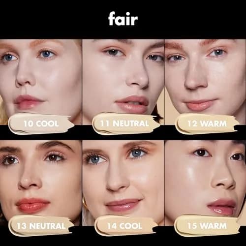e.l.f. Soft Glam Satin Foundation, Medium Coverage, 14 Fair Cool | Long-Lasting, Hydrating, Vegan thumbnail 3