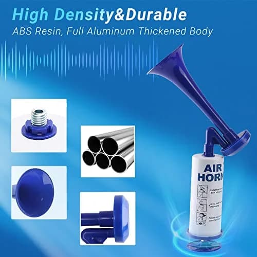 Qidoe Handheld Air Horn 130dB | Loud Marine & Sporting Noisemaker for Outdoors & Safety thumbnail 5