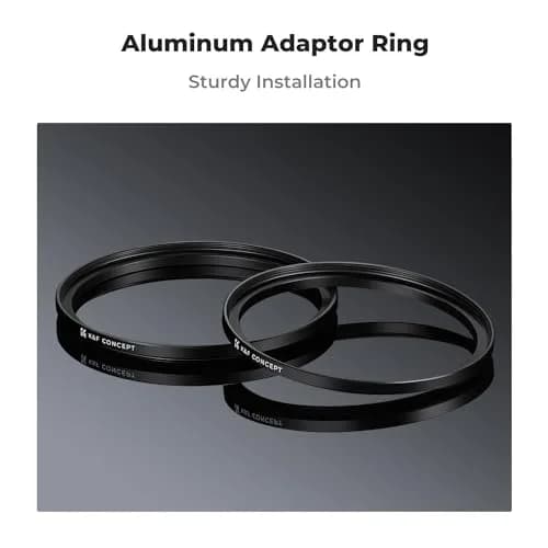 K&F CONCEPT 55-82mm Step-Up Ring Adapter | Durable Aluminium Alloy, Converts 55mm to 82mm thumbnail 5