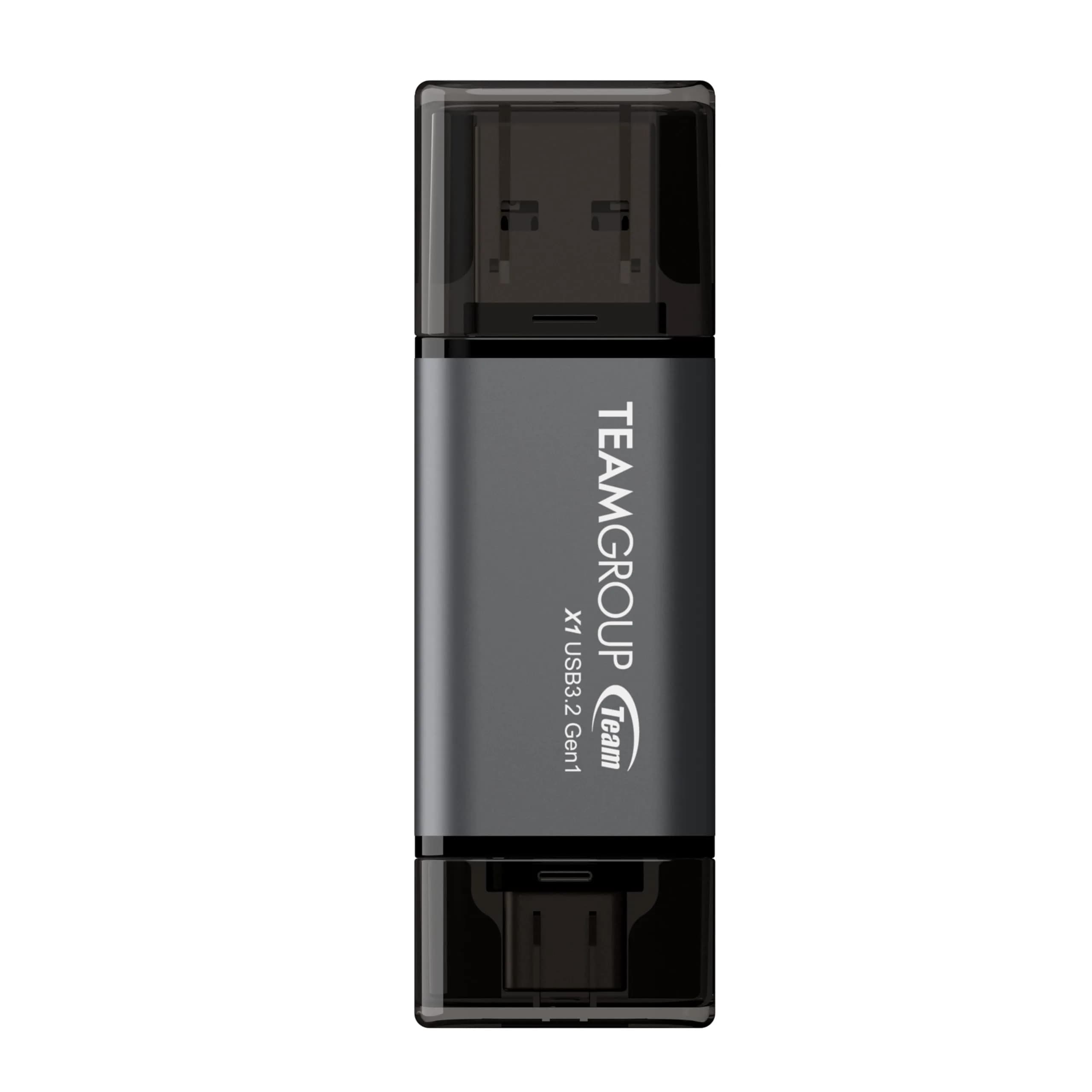TEAMGROUP X1 64GB USB 3.2 Gen 1 Type-A & Type-C Flash Drive | 100MB/s Read Speed — 128GB / X1