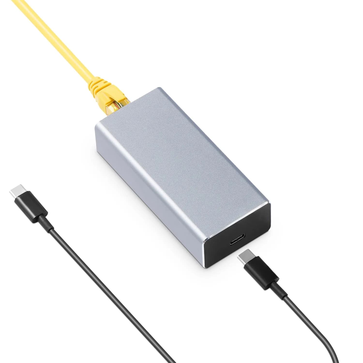 MokerLink PoE to Type-C Converter 100Mbps | 5V/3A or 9V/2.22A PD Output with Ethernet - main product image