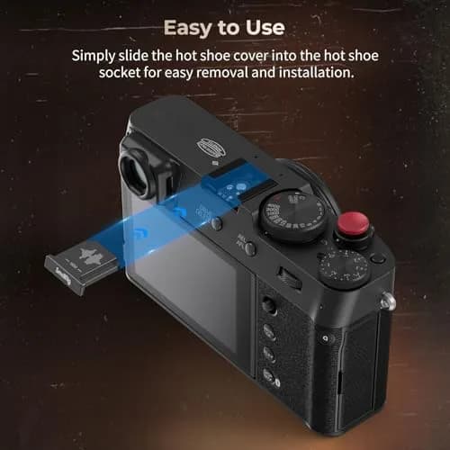 SMALLRIG Hot Shoe Cover for FUJIFILM Cameras Black | Protects Hot Shoe from Scratches thumbnail 5