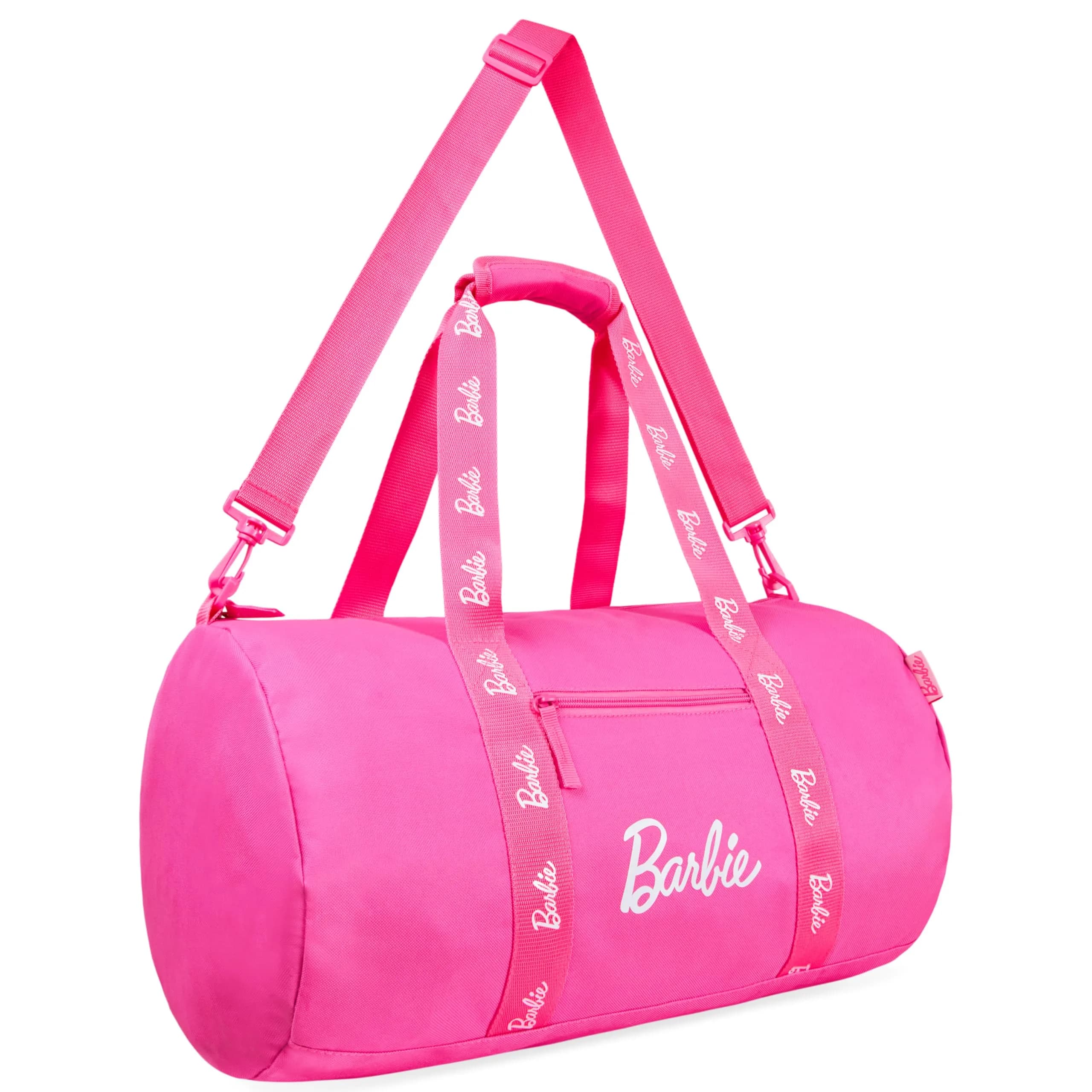 Barbie Duffle Bag Sports Kids Teens Women Dance or Gym Bag Durable Overnight Weekend Bag Travel Holiday with Zipped Pockets - main product image