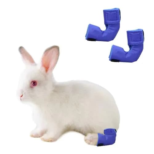 vomvomp Water Resistant Rabbit Hock Socks for Sore Hocks & Wound Relief | Waterproof, Extra Small thumbnail 1