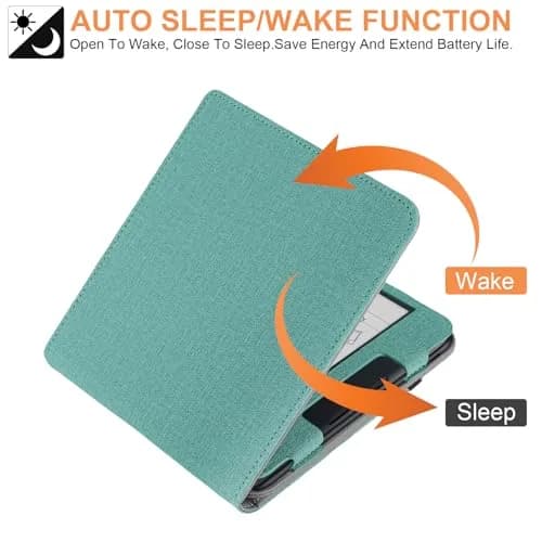 Vakarey Kobo Libra Colour Case with Pen Holder Sleep Cover | Adjustable Angles & Auto Sleep/Wake thumbnail 4