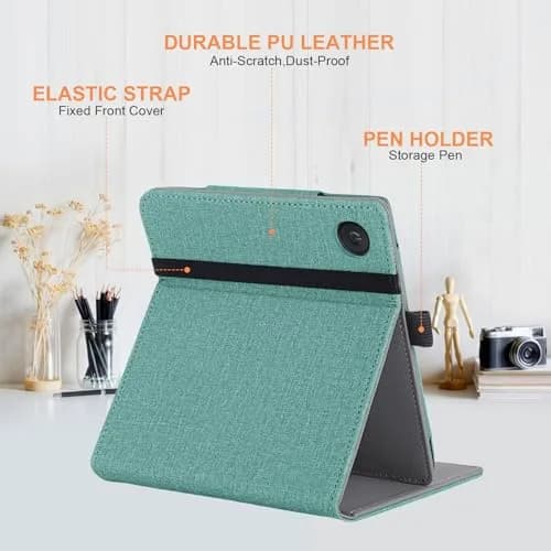 Vakarey Kobo Libra Colour Case with Pen Holder Sleep Cover | Adjustable Angles & Auto Sleep/Wake thumbnail 3