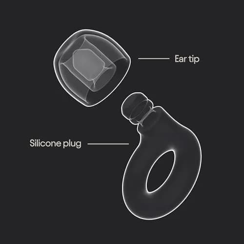 Loop Quiet 2 Ear Plugs - 24dB SNR Noise Reduction | Black, 1 Pair (Pack of 1) thumbnail 6