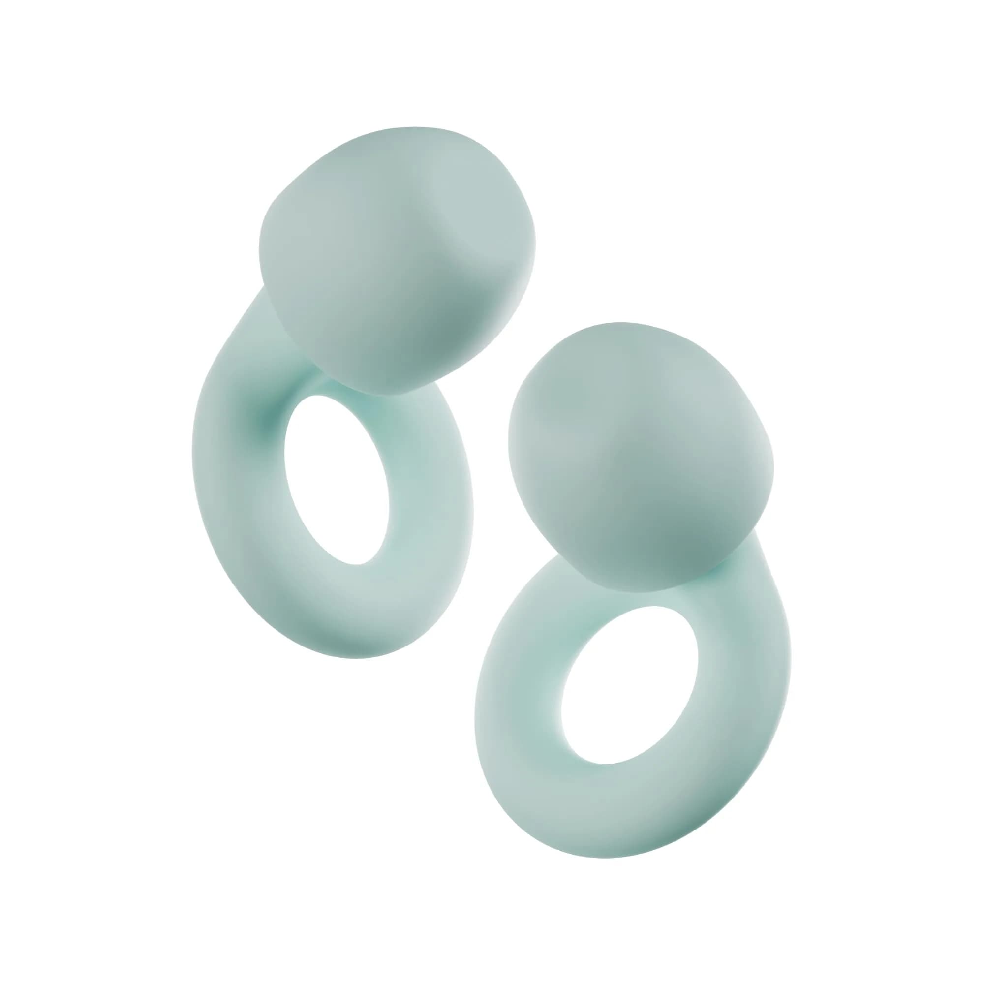 Loop Quiet 2 Ear Plugs Mint | 24dB SNR Noise Reduction, Reusable Silicone for Sleep & Focus - main product image
