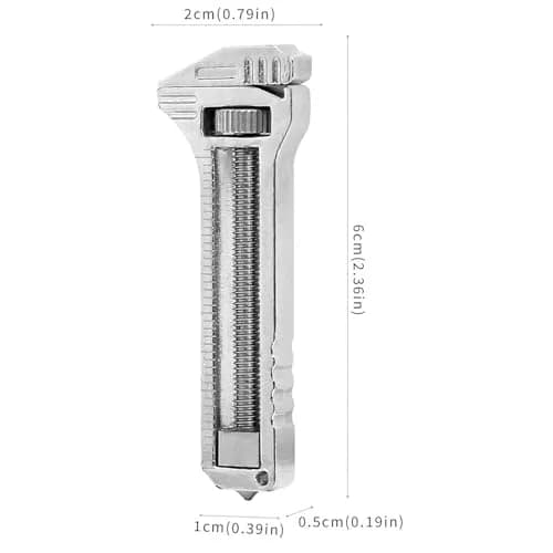 ORLUK Compact Titanium Multitool - Mini Wrench, Bottle Opener, Caliper, 2Pcs | Portable & Multifunctional thumbnail 5