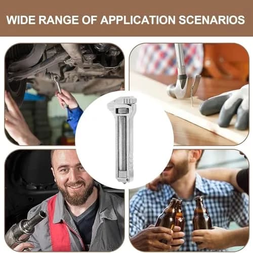 ORLUK Compact Titanium Multitool - Mini Wrench, Bottle Opener, Caliper | Portable & Multifunctional thumbnail 4
