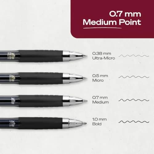 Uni-Ball Signo 207 Retractable Gel Pens, Blue Ink, 0.7mm Medium Point, 5 Count | Smooth Writing, Fraud-Resistant, uni Super Ink™ thumbnail 5
