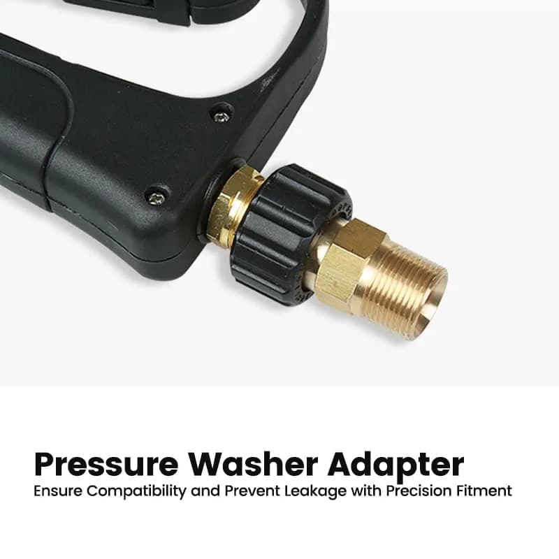 YAFIYGI Pressure Washer Adapter M22 15mm to 14mm | Heavy-Duty Brass, 4500 PSI, Quick Connect thumbnail 5