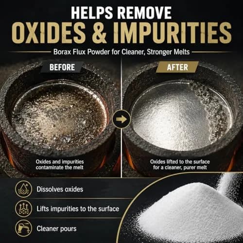 MAQIHAN Borax Flux 7.4oz | Metal Melting & Jewelry Casting Flux for Professionals thumbnail 6