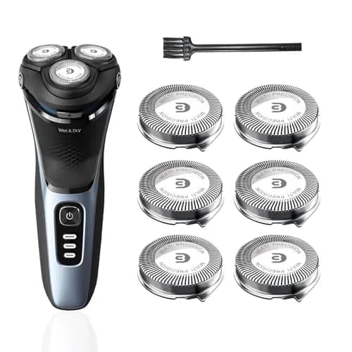 tuokiy SH30 Replacement Heads for Philips Norelco Series 3000, 2000, 1000 Shavers | 6-Piece Set thumbnail 1
