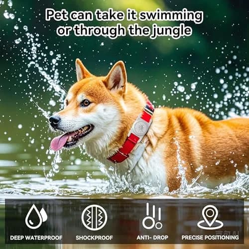 GOCII Airtag Dog Collar Holder 2 Pack, Light Gray | Waterproof Silicone AirTag Case for Dog Collars (Gen 1 & 2) thumbnail 6