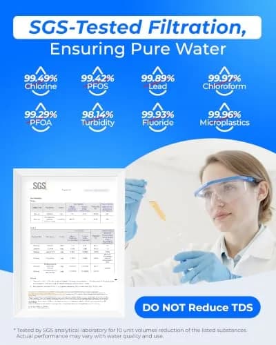 Waterdrop UA-5Y Under Sink Water Filter System 16.7" (42.4 cm) — 5-Year Ultra Long Life, Reduces Lead, Chlorine, Bad Taste & Odor thumbnail 4