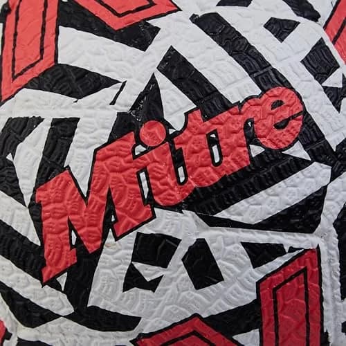 Mitre Recreation Soccer Ball 5 | Heavy-Duty Street Soccer Ball with 32-Panel Stitching thumbnail 2