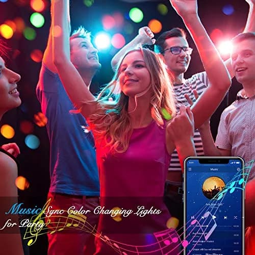DAYBETTER RGB LED Strip Lights 30.48m (100ft) | Smart App & Remote Control for Bedroom Decor thumbnail 2