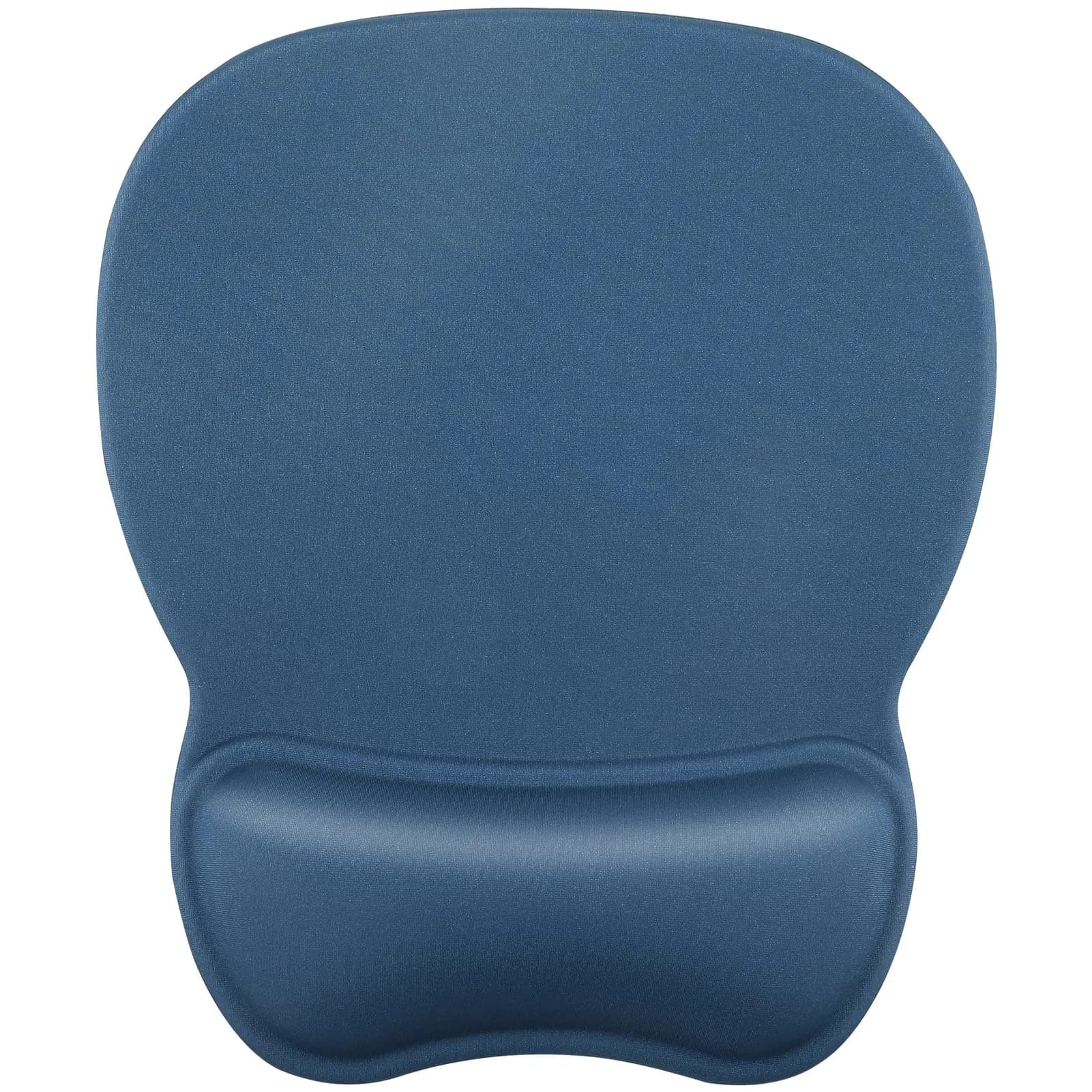 MROCO Ergonomic Mouse Pad with Gel Wrist Rest, 24cm x 20.5cm (9.4 x 8.1 in) | Smooth Lycra Surface & Non-Slip Base