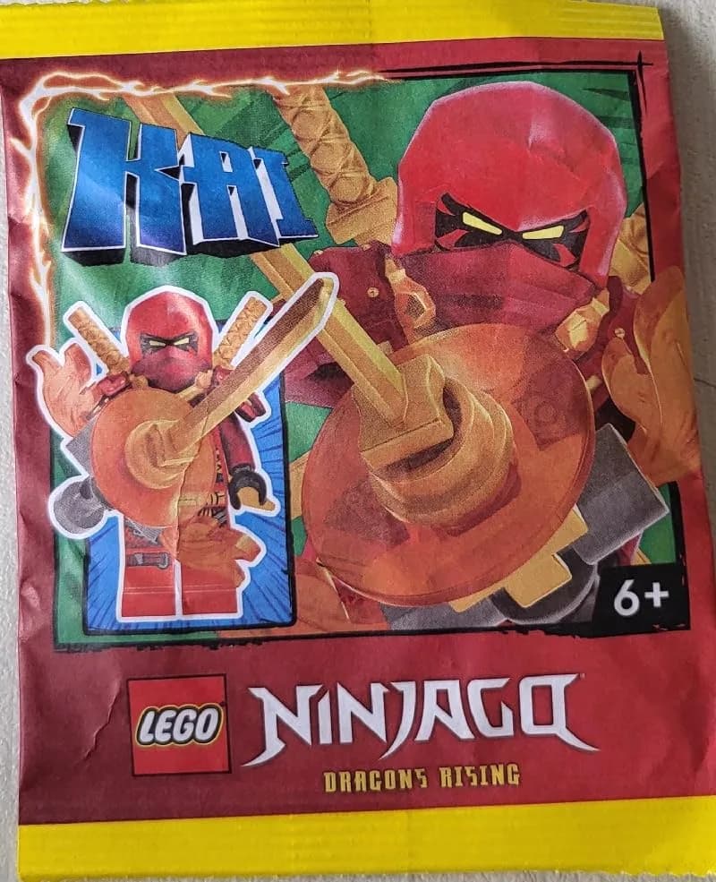 LEGO Ninjago Dragons Rising Season 2 Kai Climber Minifigure with Swords | ASTM-Tested Educational Toy Figure thumbnail 3