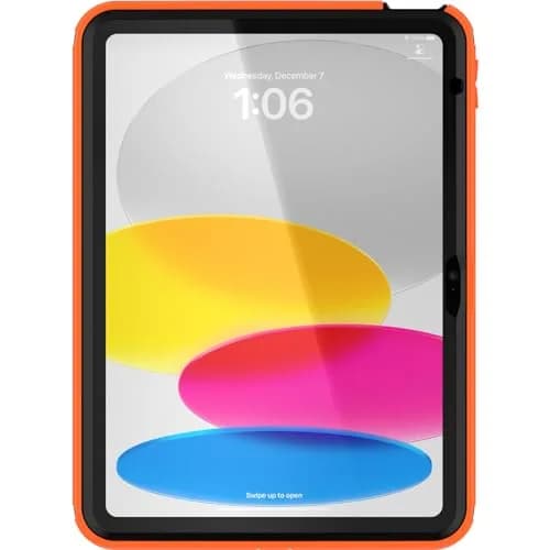 OtterBox Defender Series Case for iPad (A16) & iPad 10th Gen - Orange | Rugged Protection & Stand thumbnail 3