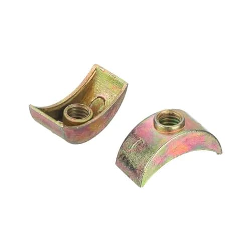 uxcell M6 Half Moon Spacer Connector 20pcs | Zinc Alloy Bronze M6 x 24mm (0.94") thumbnail 4